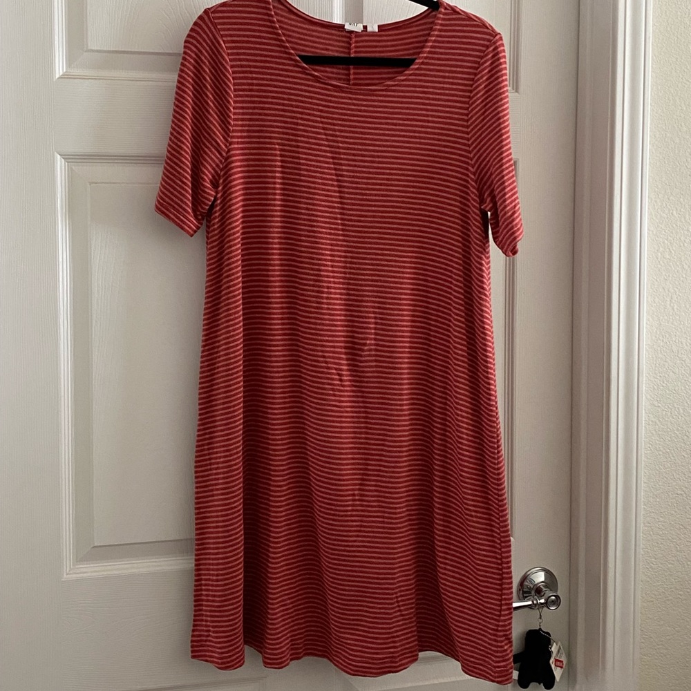 GAP Striped T-shirt Dress sz L